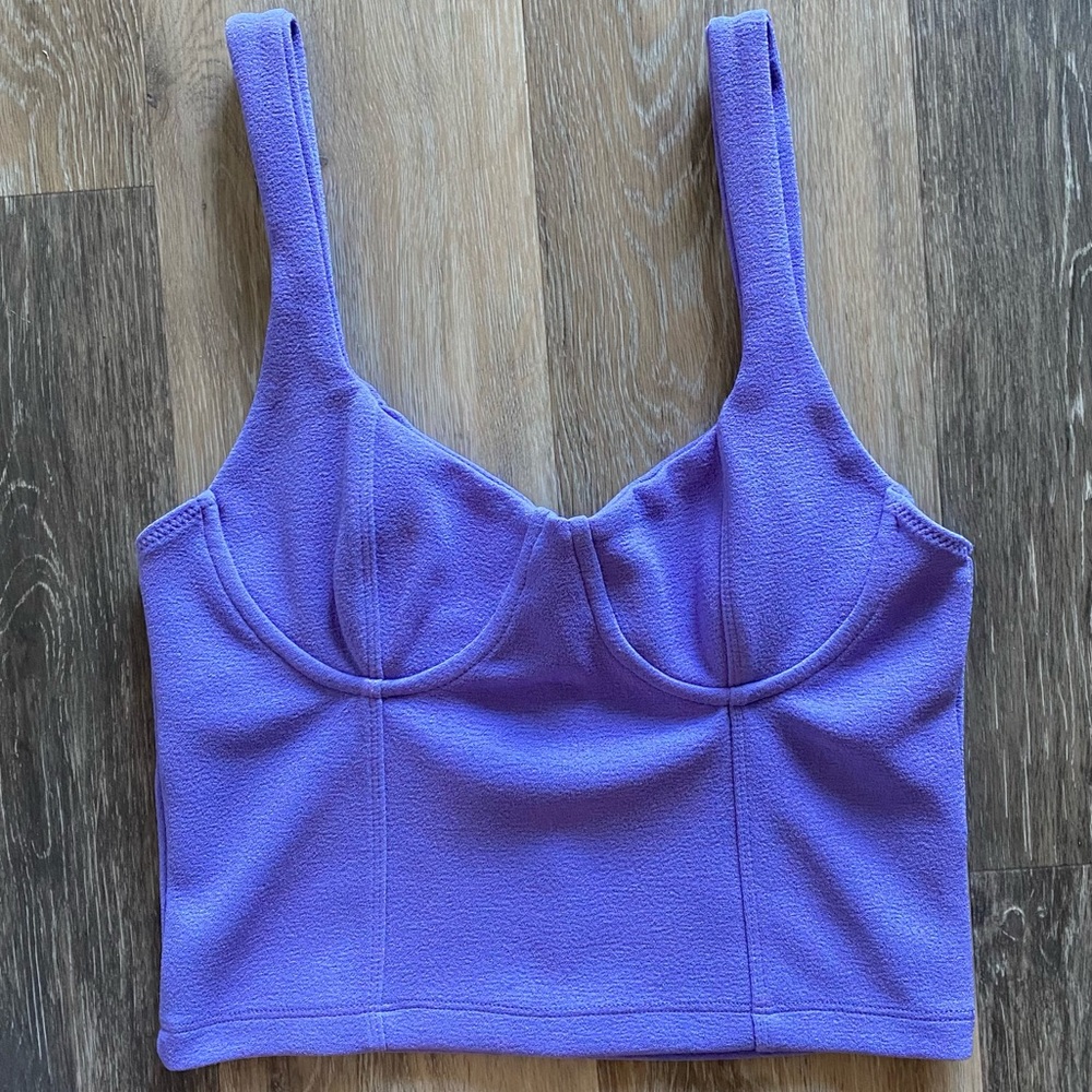 Zara corset style crop top